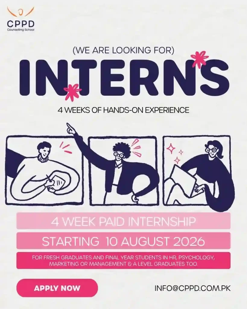 CPPD Counselling School Internship 2026 – Eligibility, Benefits & Apply Process