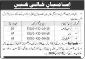 Cantonment Board Jobs 2026 Apply for Tube Well Operator, Mali & Sweeper Vacancies