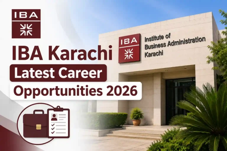 IBA Karachi Latest Career Opportunities 2026