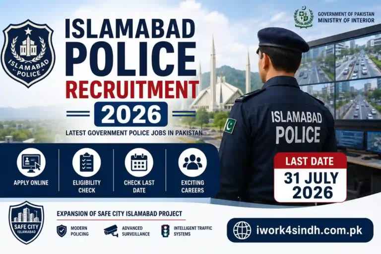 Islamabad Police Recruitment 2026