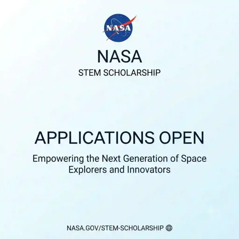 NASA STEM Scholarship 2026 Applications Process