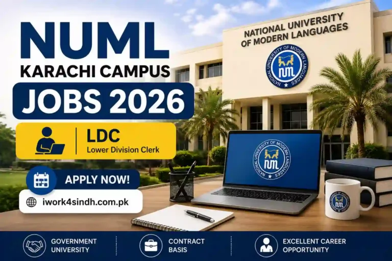 NUML Karachi Jobs 2026
