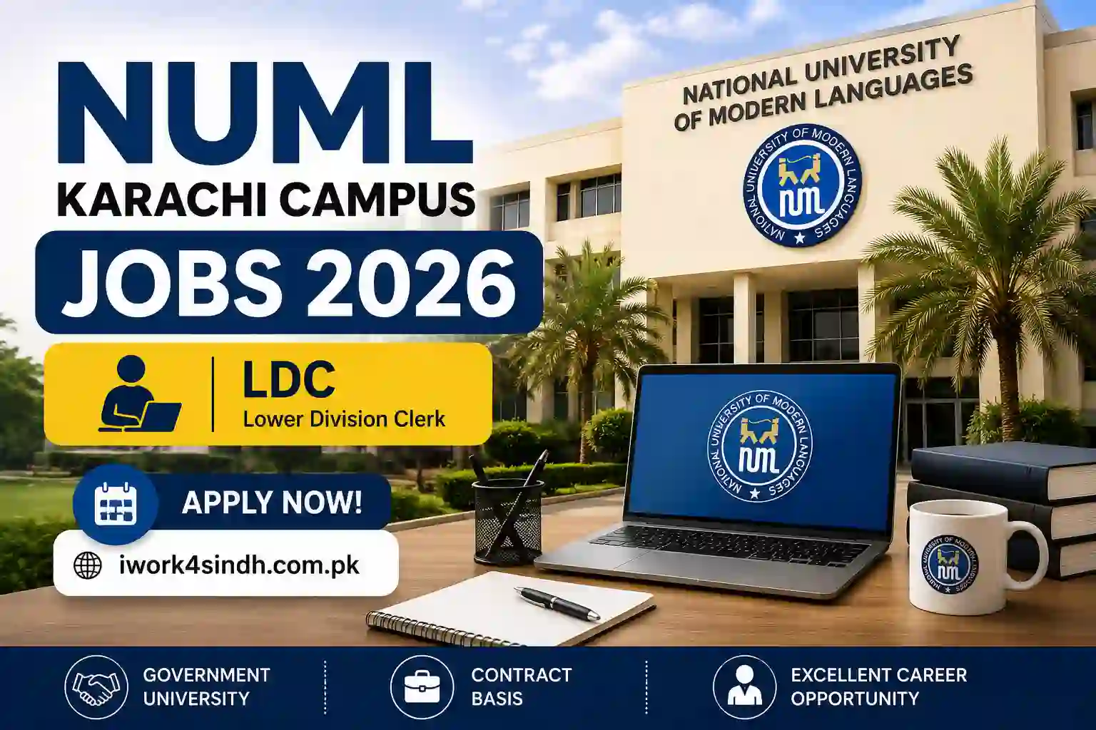 NUML Karachi Jobs 2026