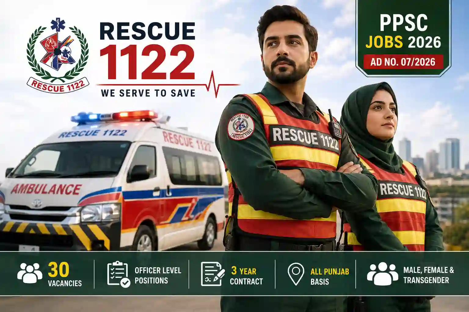 Rescue 1122 Jobs
