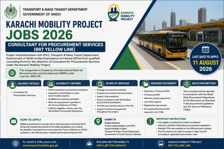 Transport & Mass Transit Department Jobs 2026 Online Apply