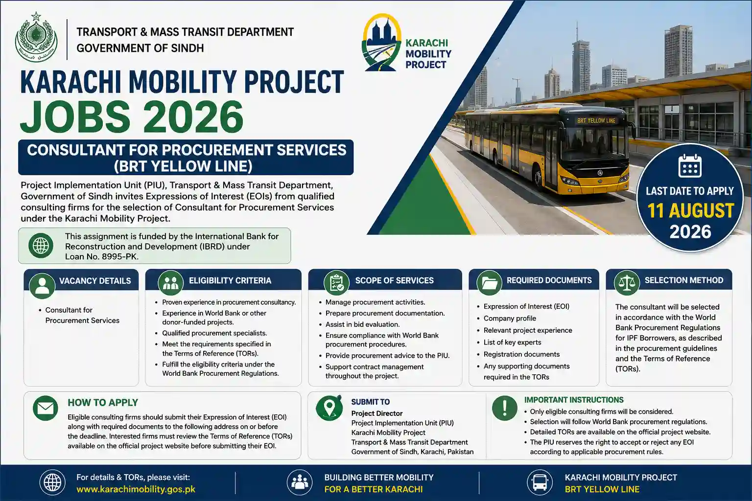 Transport & Mass Transit Department Jobs 2026 Online Apply