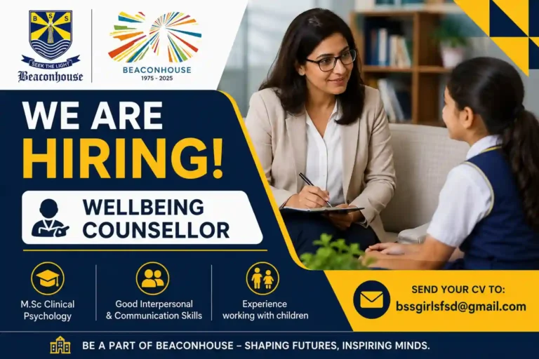 Wellbeing Counsellor Careers 2026