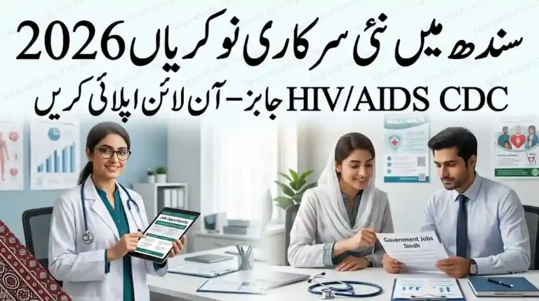 CDC HIV AIDS Jobs 2026 in Sindh – Latest Vacancies, Eligibility & Apply Online