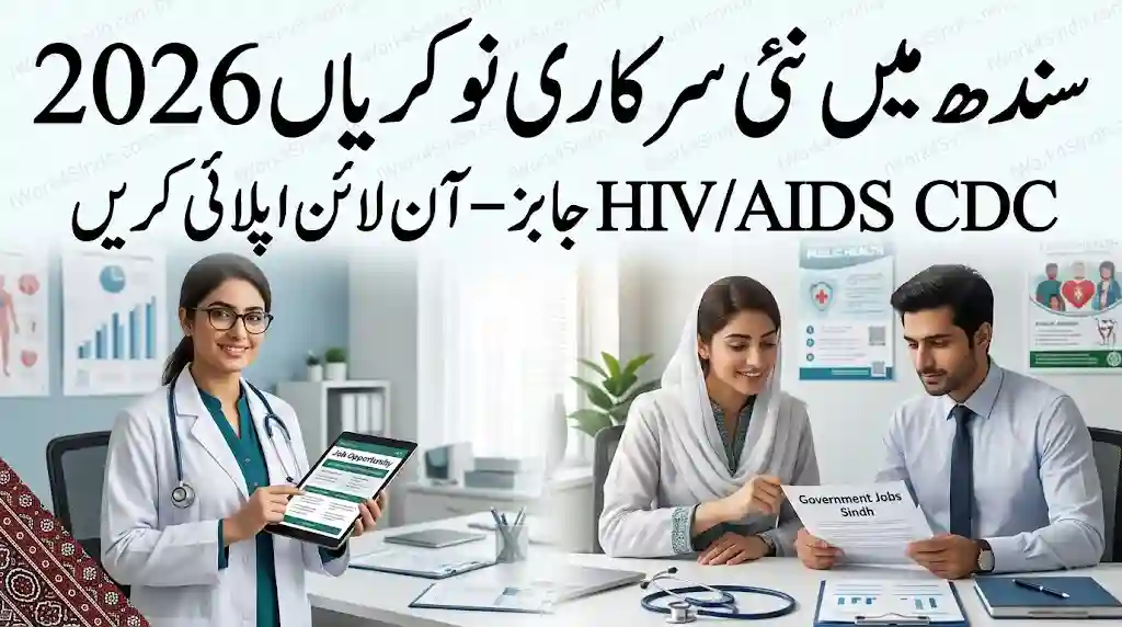 CDC HIV AIDS Jobs 2026 in Sindh – Latest Vacancies, Eligibility & Apply Online
