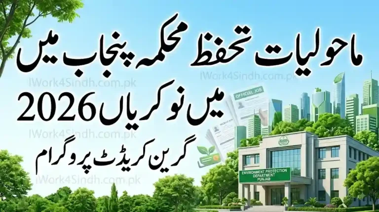 Environment Protection Department Punjab Jobs 2026 – Green Credit Program