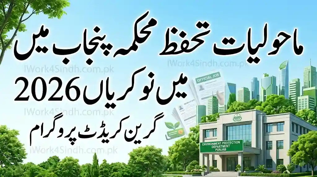 Environment Protection Department Punjab Jobs 2026 – Green Credit Program