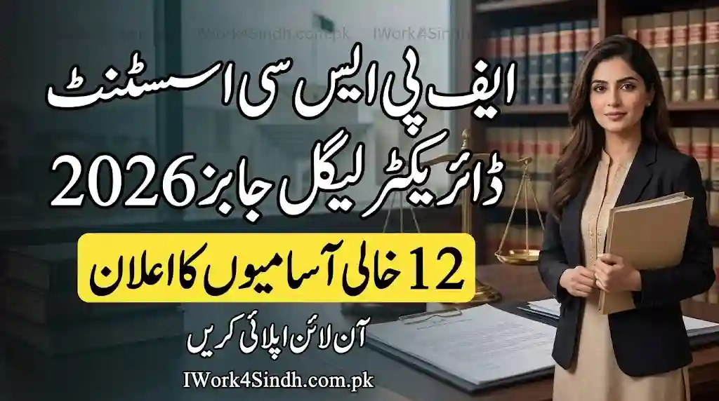 FPSC Assistant Director Legal Jobs 2026 – Apply Online for 12 Vacancies