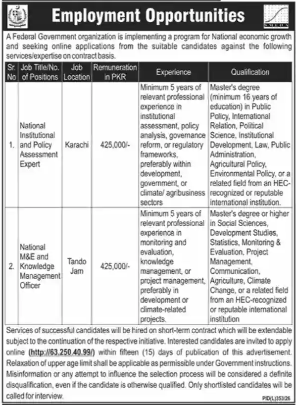 Federal Government Jobs 2026 Online Apply