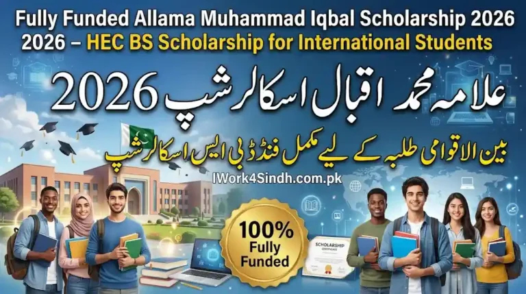 Fully Funded Allama Muhammad Iqbal Scholarship 2026 – HEC BS Scholarship for International Students