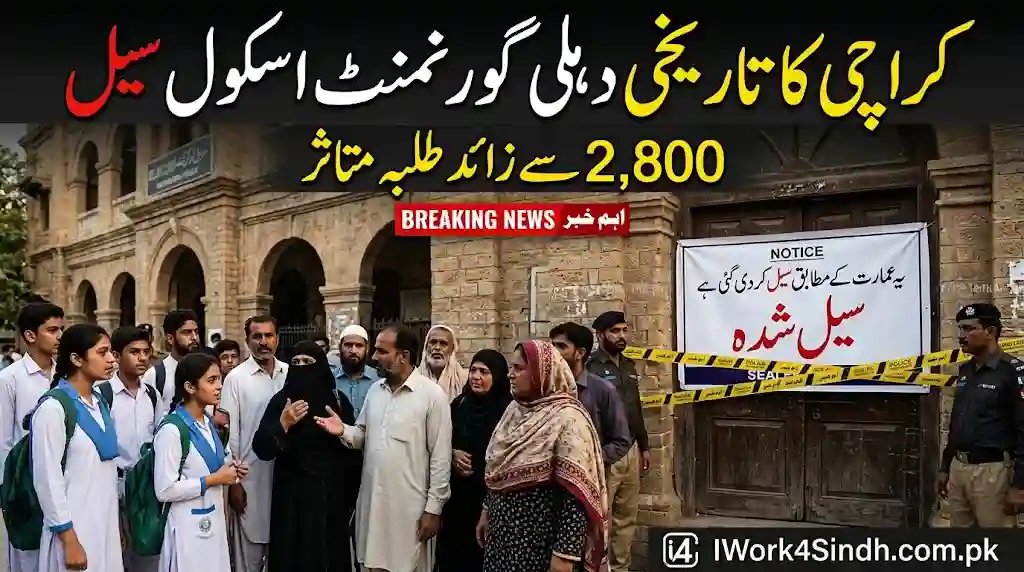 Karachi Delhi Government School Sealed – Latest News and Update
