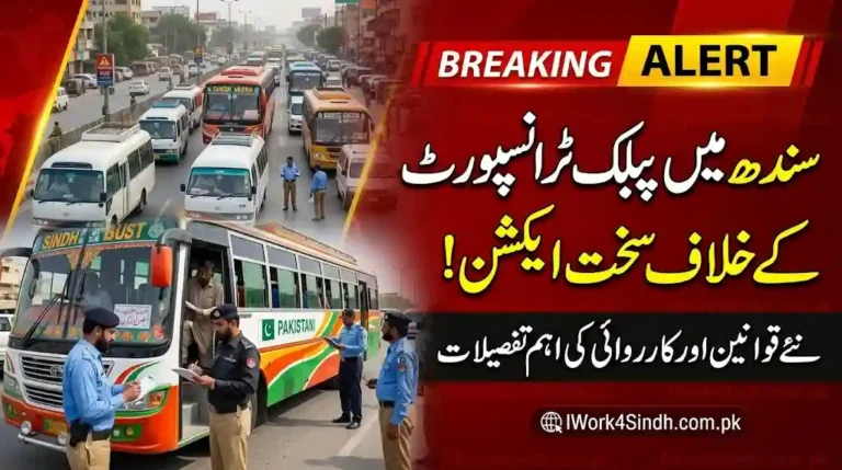 Sindh Announces Strict Action Against Public Transport Vehicles 2026