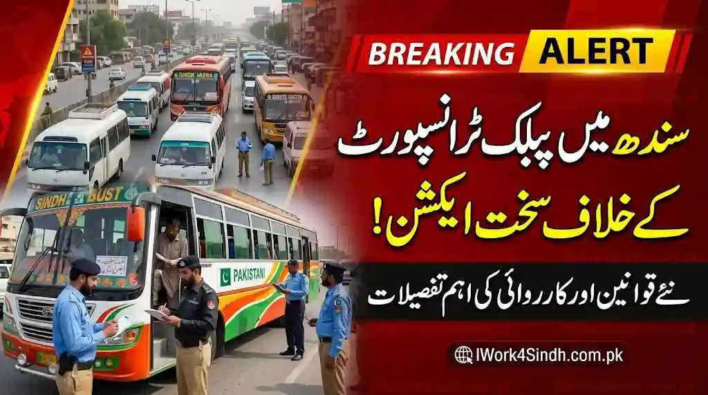 Sindh Announces Strict Action Against Public Transport Vehicles 2026