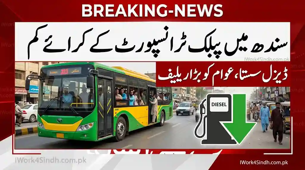 Sindh Public Transport Fares Reduced After Diesel Price Drop 2026 – Latest Update