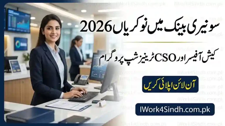 Soneri Bank Jobs 2026 Announced – Cash Officer & CSO Traineeship Program Apply Online