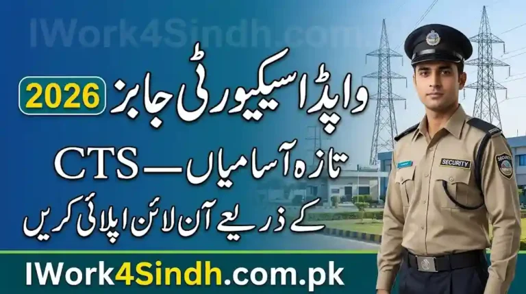 WAPDA Security Jobs 2026 – Latest Vacancies Apply Online Through CTS