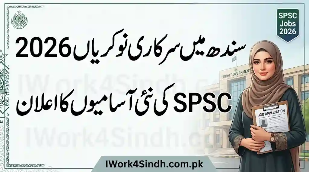 SPSC Government Jobs 2026 – Latest Vacancies in Sindh Departments