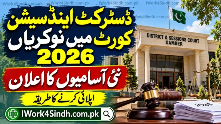District and Sessions Court Kamber Jobs 2026