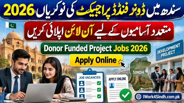Donor Funded Project Jobs 2026 Sindh – Apply Online for Multiple Vacancies