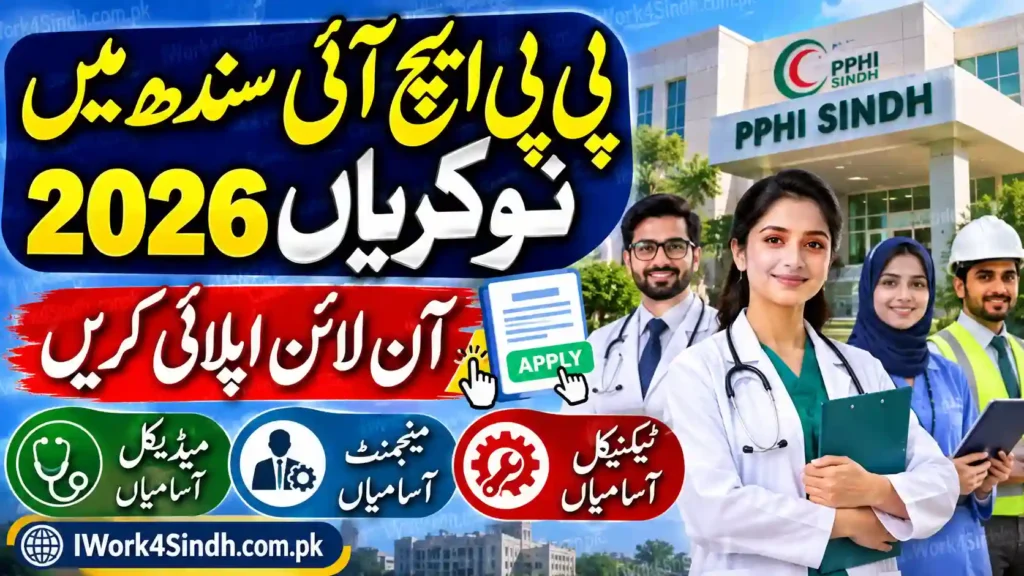 PPHI Sindh Jobs 2026 Apply Online for Medical, Management and Technical Vacancies