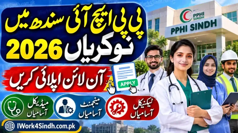 PPHI Sindh Jobs 2026 Apply Online for Medical, Management and Technical Vacancies