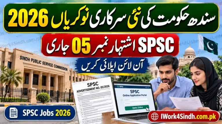 SPSC Jobs 2026 Advertisement No. 05 – Apply Online for Latest Sindh Government Vacancies