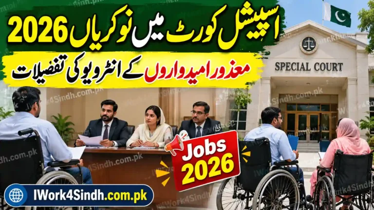 Special Court Jobs 2026 Apply – Disabled Candidates Interview Details